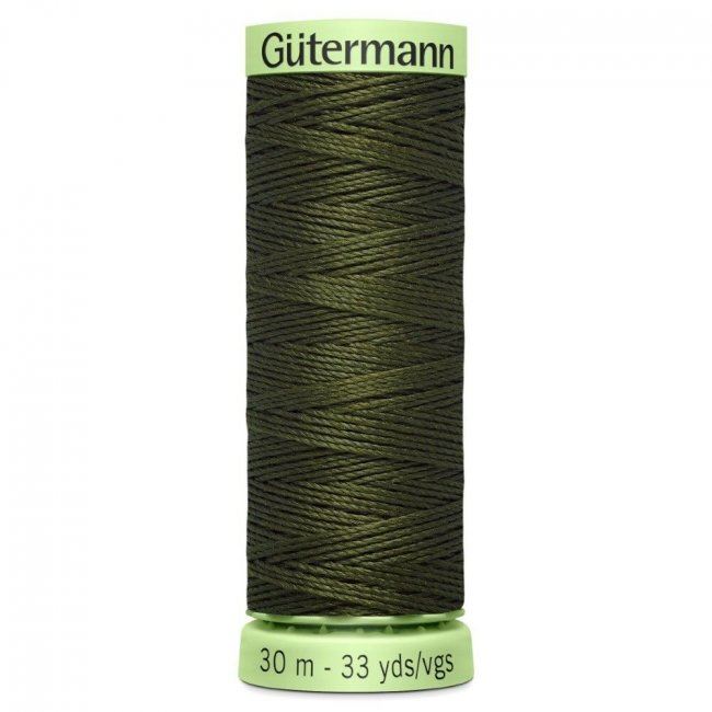 Gütermann extra strong sewing thread in dark khaki color J-531