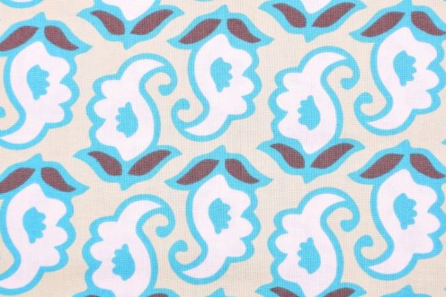 American cotton for patchwork with retro ornaments 199PYOPM/97