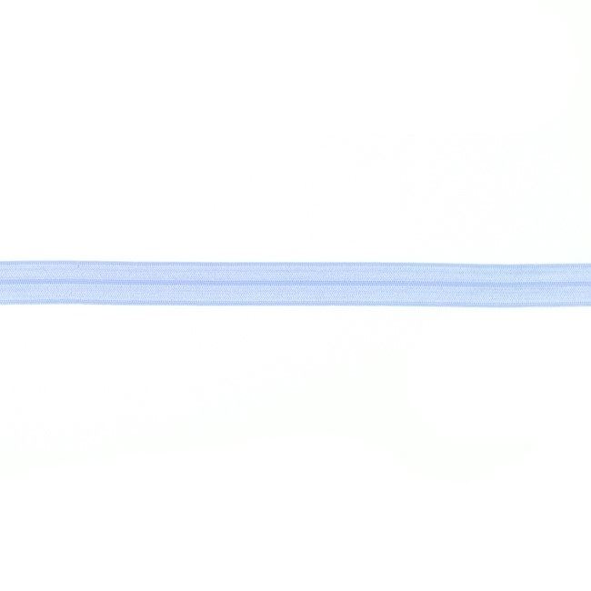 Edging elastic band in light blue color 1.5 cm wide 40586