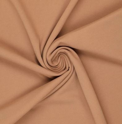 Thick costume fabric in beige color with fine pile 0913/097 (1)