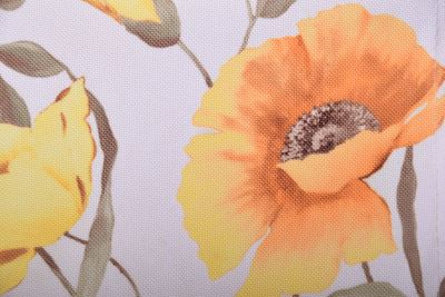 Lounger 150 cm wide with a print of yellow flowers LH37 (1)