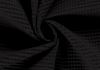 Waffle fabric in black 02903/069