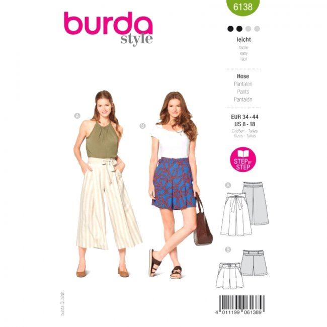 Cut for wide trousers, size 34-44 6138