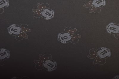 1 m of stretch knit in black with Minnie print DS-KUP91