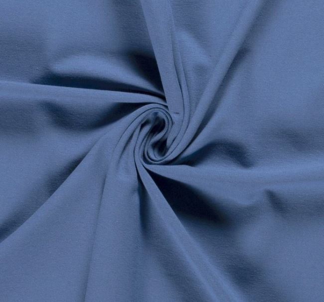 Cotton knit in blue color 10800/106