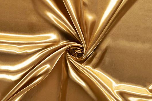 Satin lining in gold color 06854/180