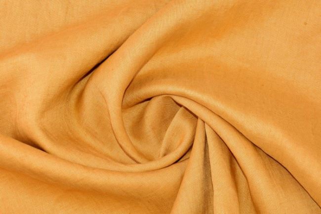 Washed linen in yellow color 0872/570