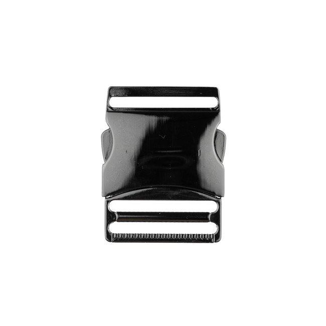 Metal buckle in anthracite color 4 cm 45395