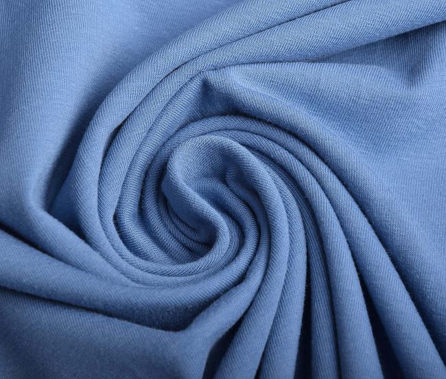 Cotton knit in blue color 186343