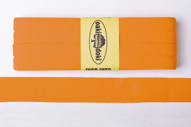 Viscose edging strip in dark yellow color - 3 m 3DOKI711