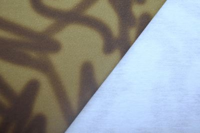 Combed French Terry tracksuit in khaki color with abstract print 211707/0002 (4)