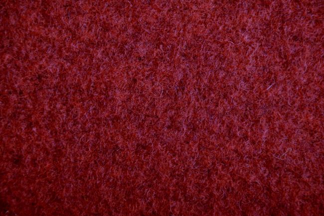 Boiled wool in dark red color 2099/455