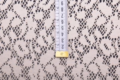 Beige lace with flowers backed with knit DS-PAR1122 (2)