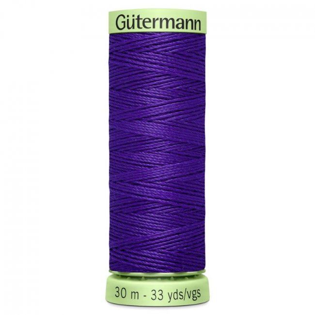 Gütermann extra strong sewing thread in deep purple color J-810