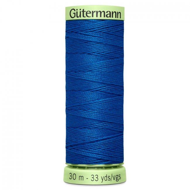 Gütermann extra strong sewing thread in bright blue color J-322