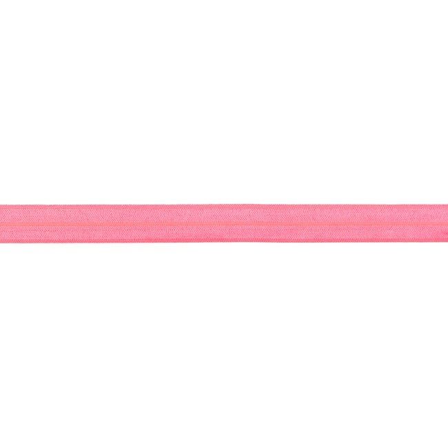 Edging elastic band in neon pink color 1.5 cm wide 40638