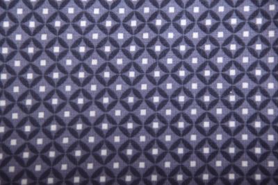 1 m viscose knit in blue with decorative print DS-KUP73