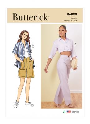 Butterick cut for women's clothing in sizes 42-50 B6880-F5
