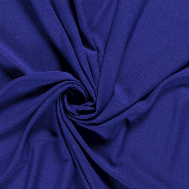 Crepe chiffon in the color royal blue 03956/005