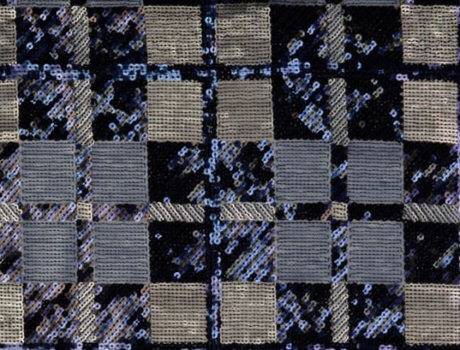 Social fabric with sequins 132.717.0801