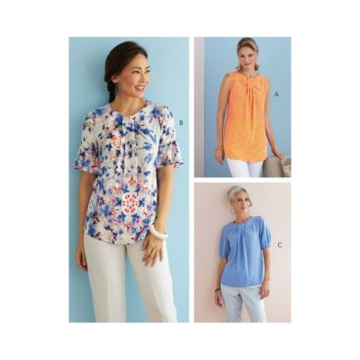 Butterick cut on tunic in size 40-48 B6730-E5
