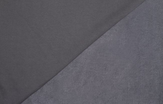 Sweat fabric combed gray 05650/054