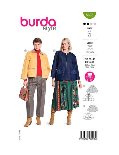 Jacket cut in size 36-48 5695