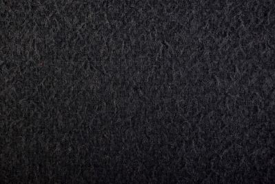 Wool coat fabric in black with studs TI208