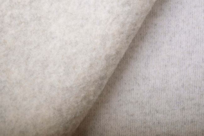 Boiled wool in light gray color DS-GL2127