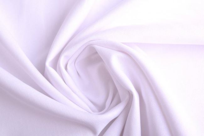 Viscose fabric with admixture of linen in white color 13559/050