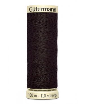 Universal sewing thread Gütermann in dark brown color 697