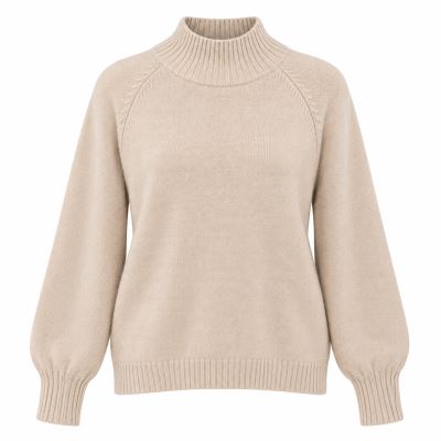 Turtleneck sweater in sand color ITA-SV09 (2)
