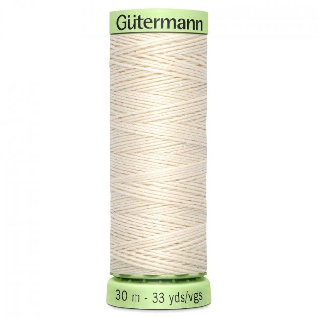Extra strong sewing thread Gütermann with a hint of beige color J-802