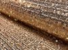 Sequins on tulle in gold color 21202/080