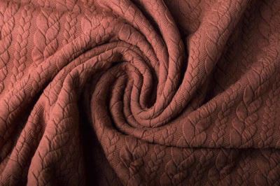 Knitwear in brown color with braids 13423/110 (2)