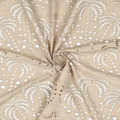 Cotton Madeira in beige with palm tree pattern 22688/178 (4)
