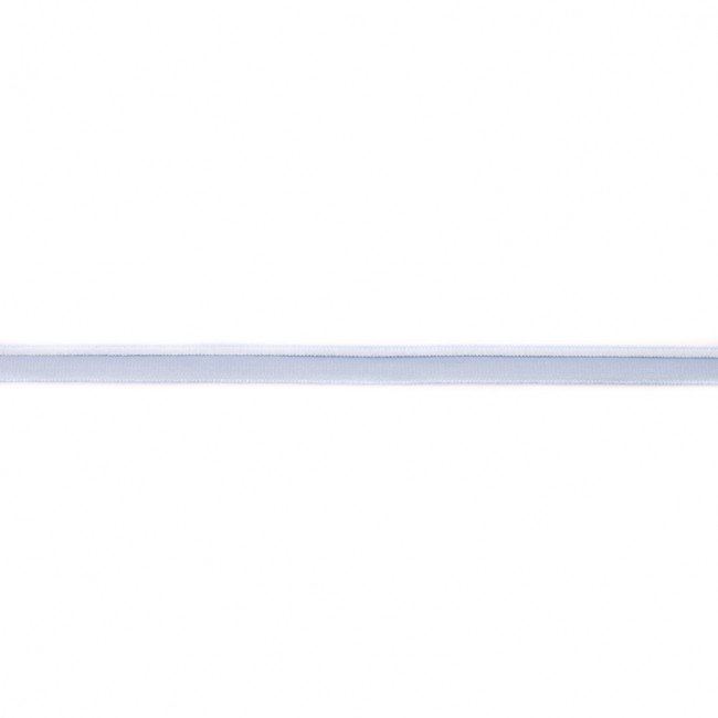 Edging elastic band in light blue, 1 cm wide 43615