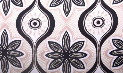 Viscose fabric with shine and ornament print MI82513/901 (1)