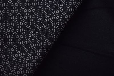 Patterned knit Punto di Prada in black with small geometric print DS-GL17 (4)