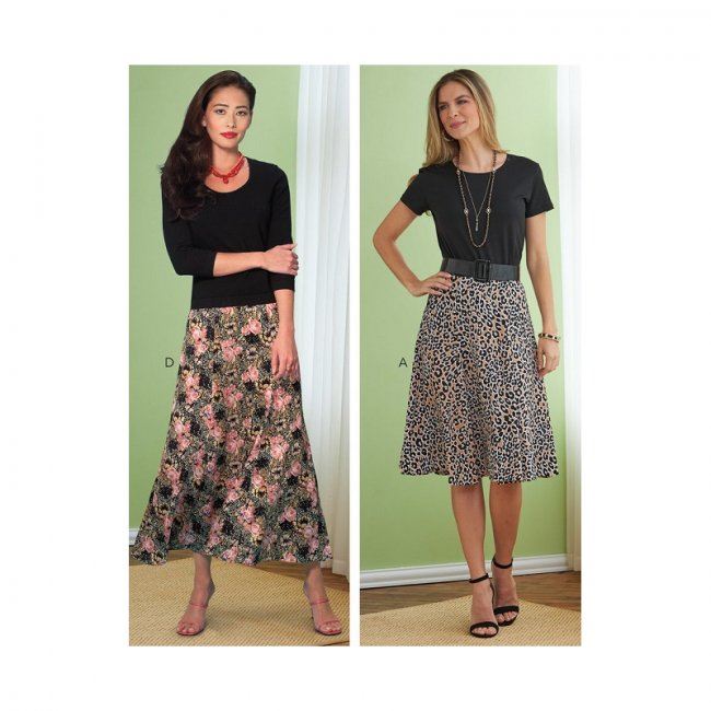 Butterick cut on skirt in size 42-50 B6743-F5