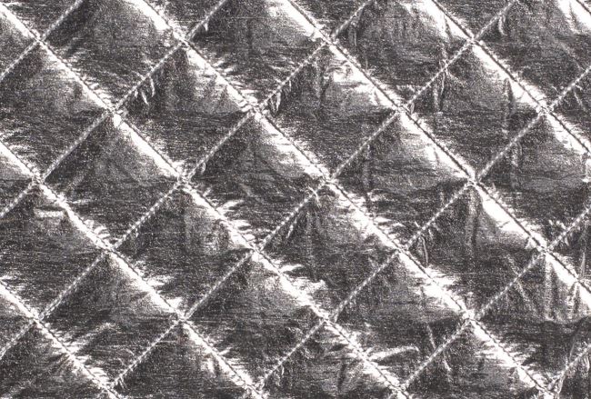 Stitching in silver color with decorative stitching 15302/070