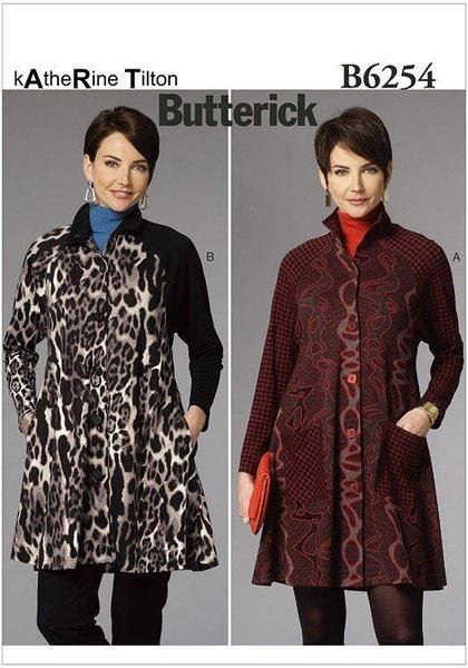 Butterick cut for women's jacket in size Lrg-Xxl B6254-ZZ