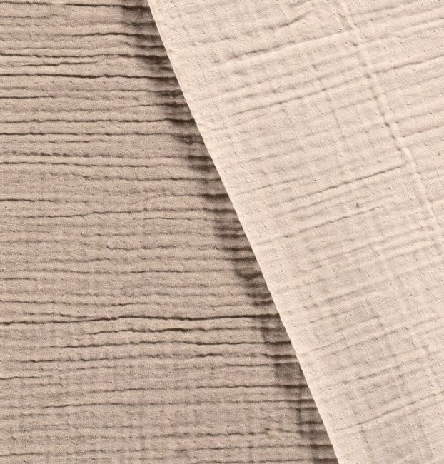 Four-layer muslin in beige color 21210/154