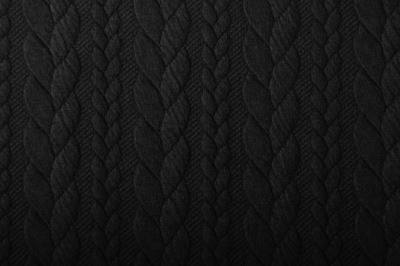 Knitwear in black color with braids 13423/999 (1)