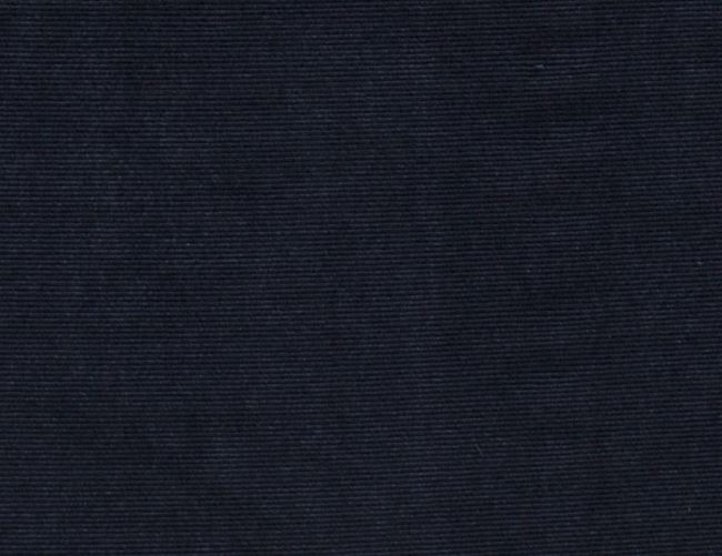Nicky velor in dark blue color with fine ribbing 18079/008