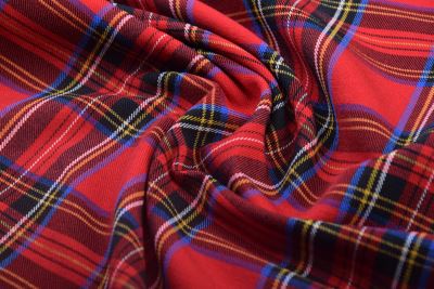 Costume elastic fabric with red check pattern 0794/425 (3)