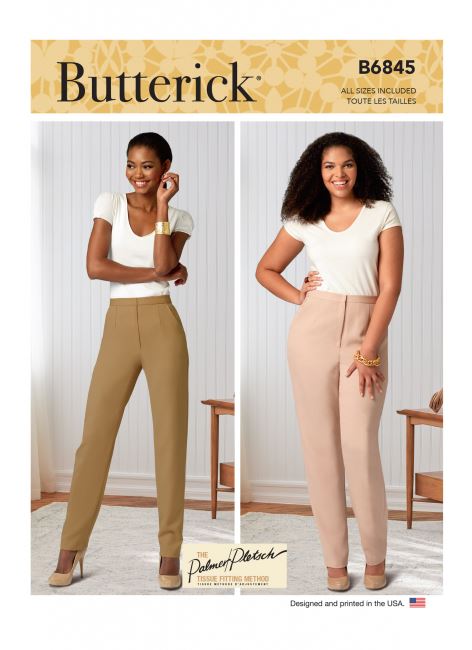 Butterick cut for women's trousers B6845-A