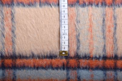 Coat fabric with woven check pattern and low pile 18042/053 (3)