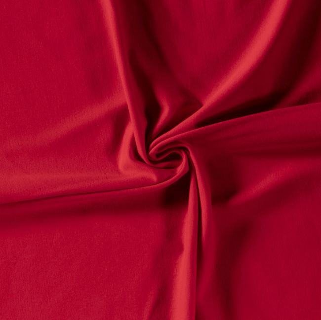 French Terry in red color 10802/015