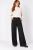 Wide black trousers in size L ITA-KC03 Wide black trousers in size L ITA-KC03